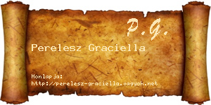 Perelesz Graciella névjegykártya